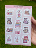 Bookish Friends Sticker Sheet