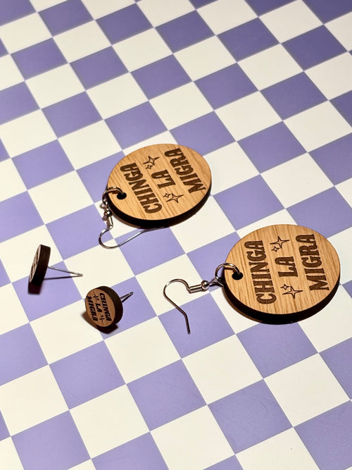 Chinga La Migra Earrings