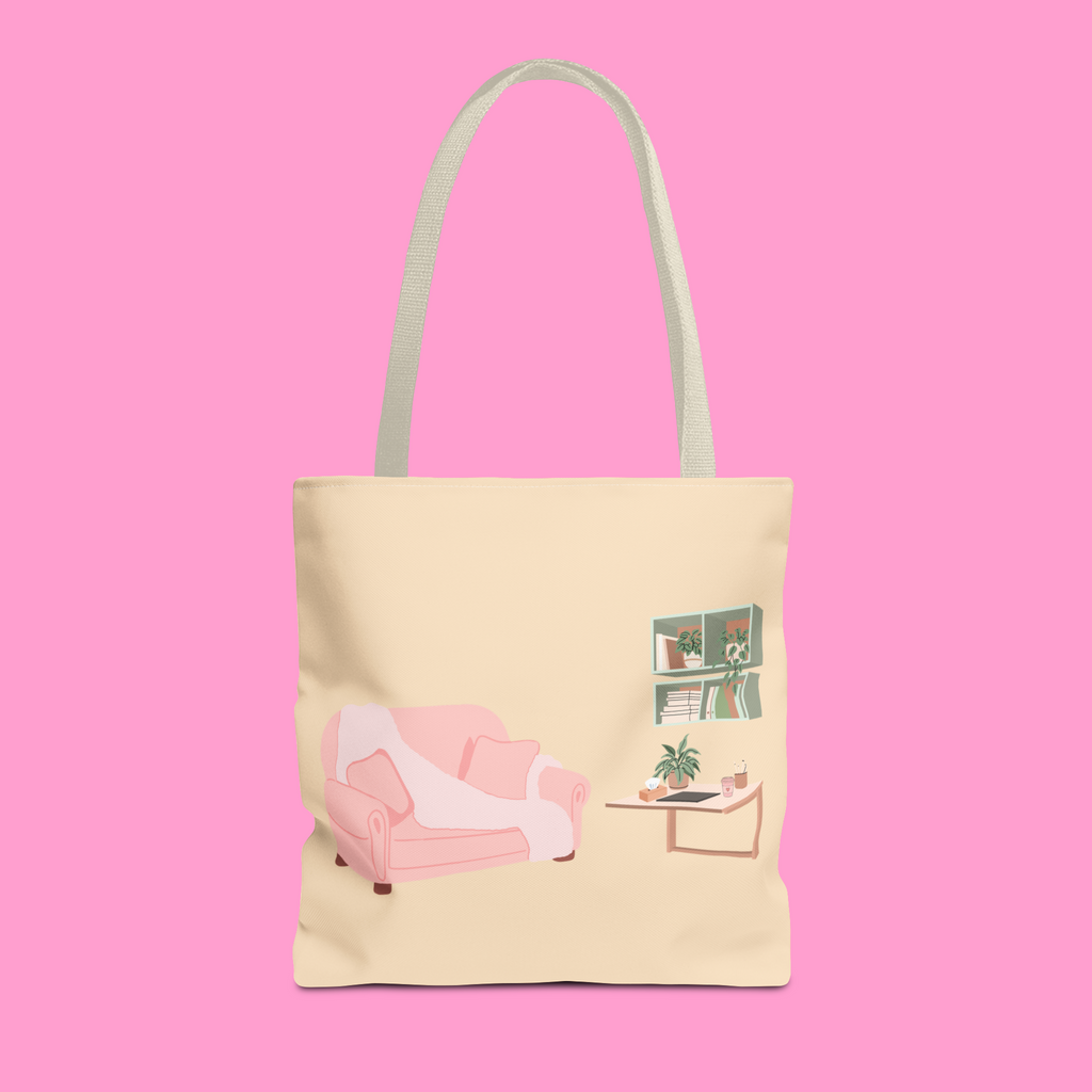 COZY THERAPY OFFICE tote bag