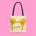 FINANCIALLY RUINED BY THE MAGIC tote bag