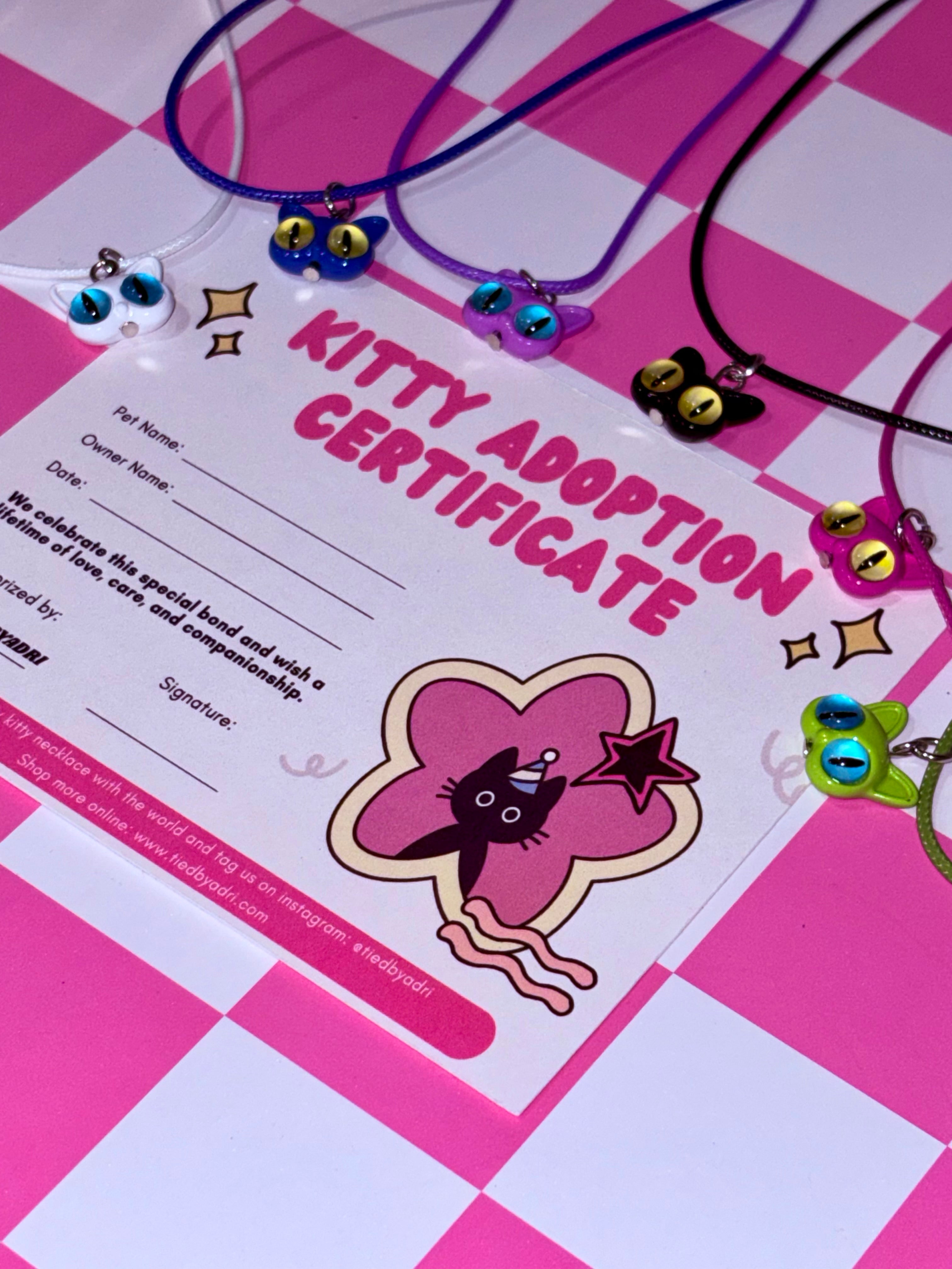 Kitty Necklace + Certificate