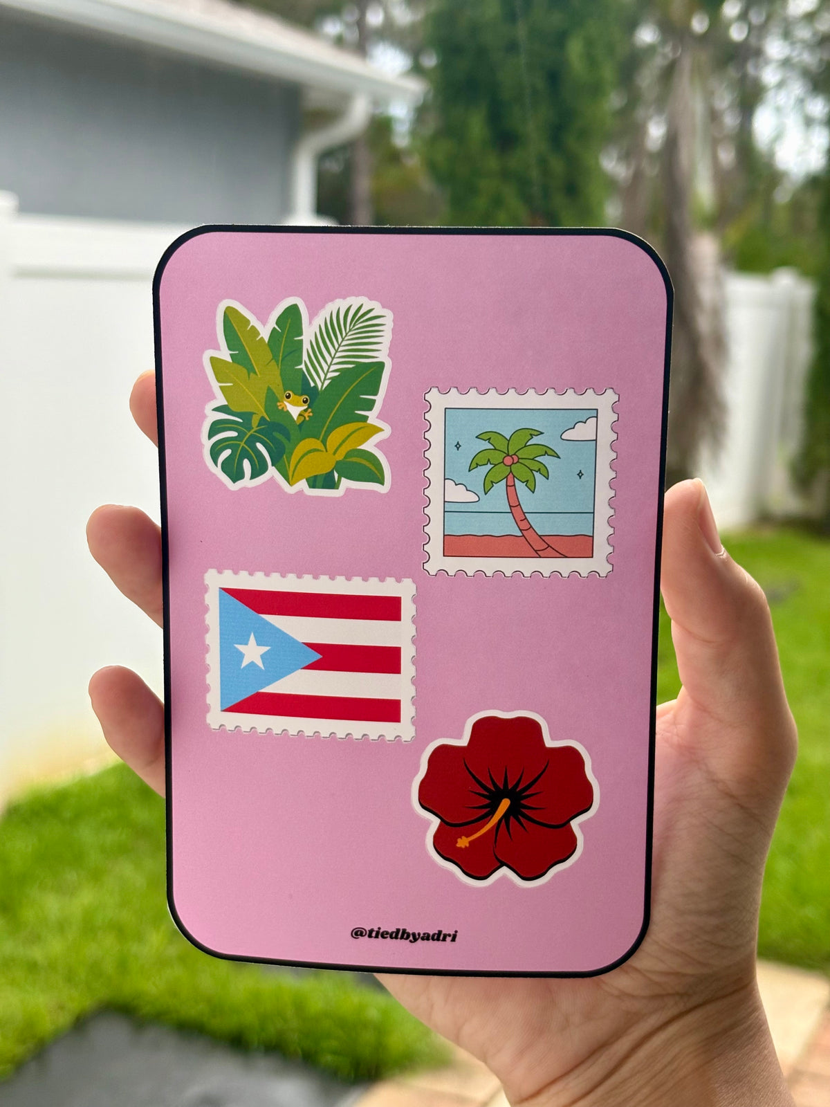 Postcards from PR Sticker Sheet