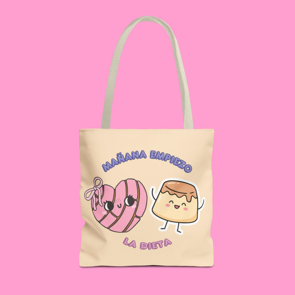 MAÑANA EMPIEZO LA DIETA tote bag