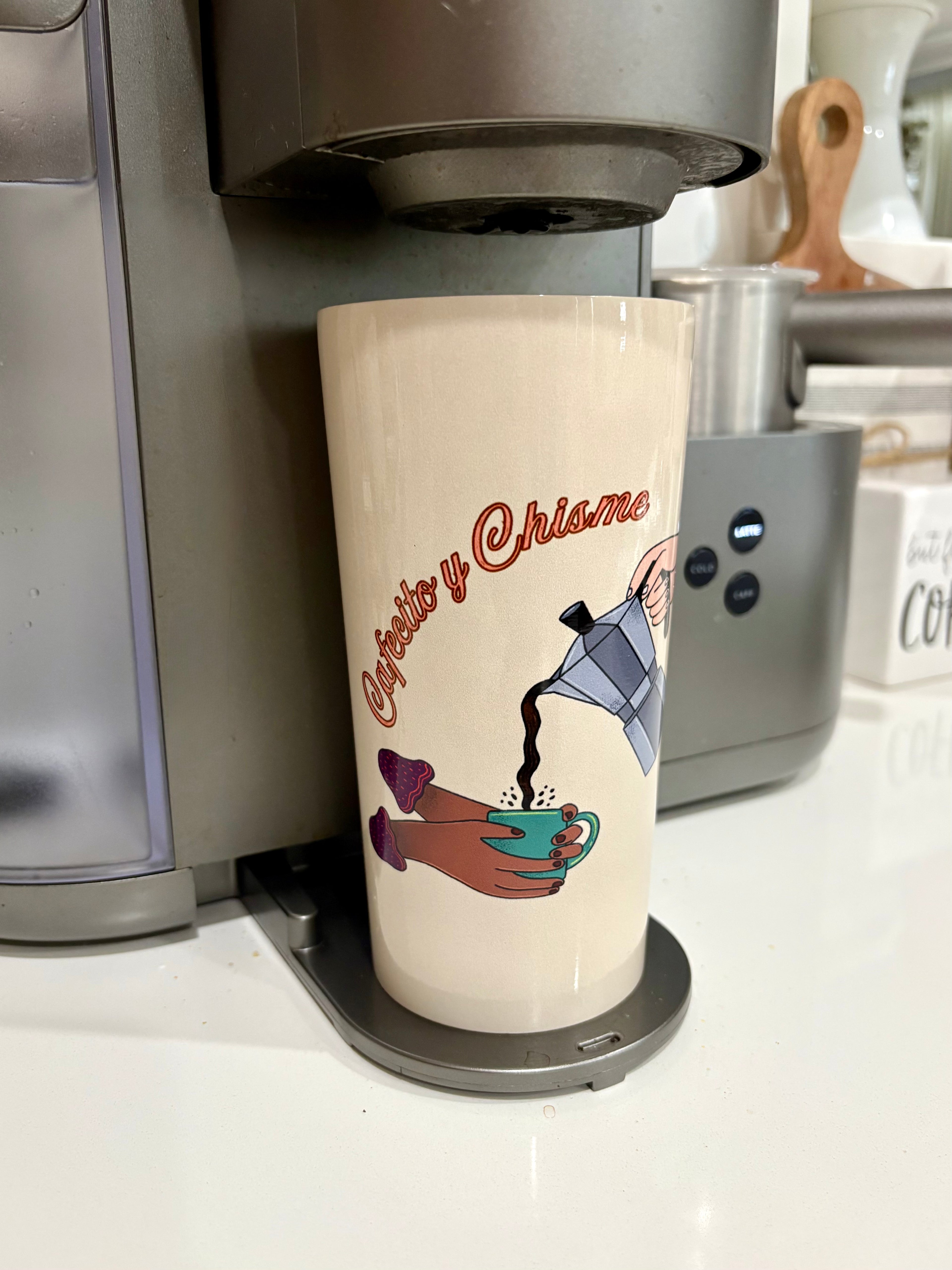 Cafecito y Chisme Tumbler