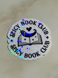 Spicy Book Club Waterproof Sticker