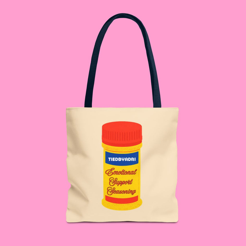 EMOTIONAL SUPPORT SEASONING tote bag