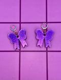 Glitter Bow Earrings