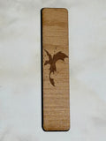 Dragon wooden bookmark