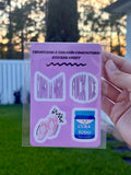 Corazón Comunitario Sticker Sheet