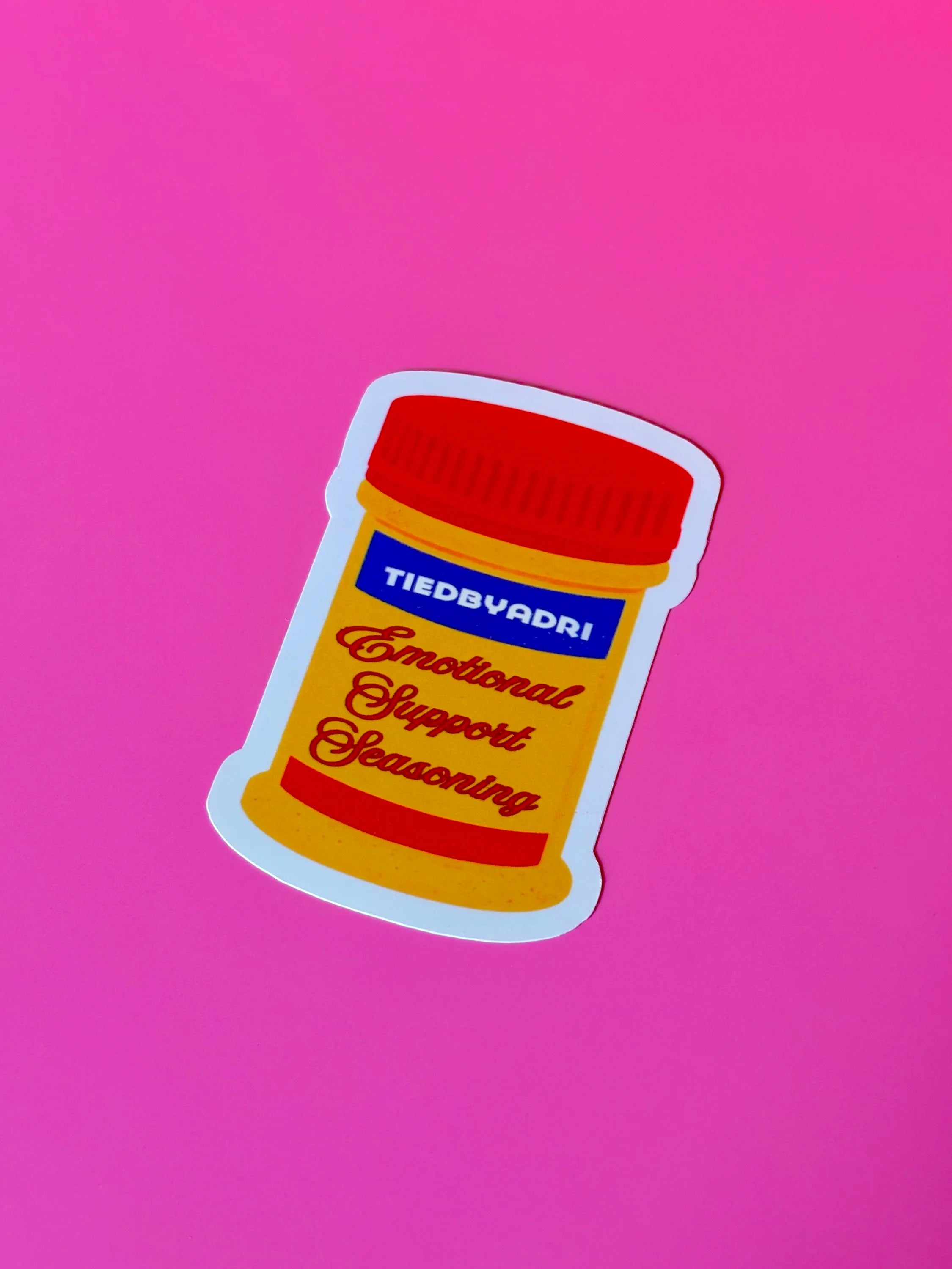 Emotional Support Seasoning Sticker