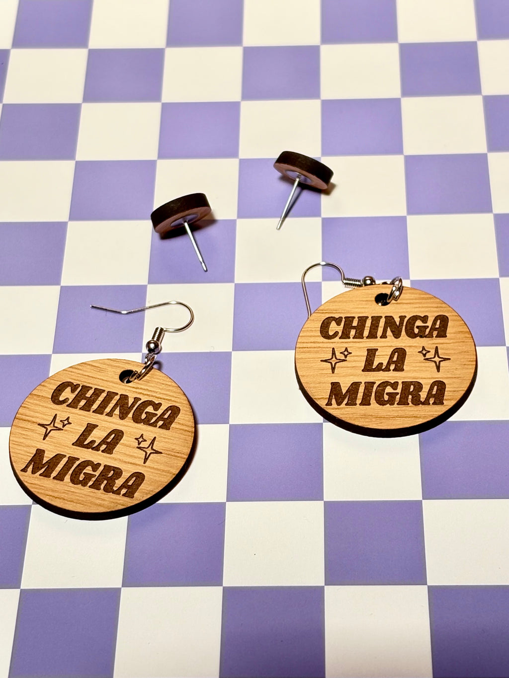 Chinga La Migra Earrings
