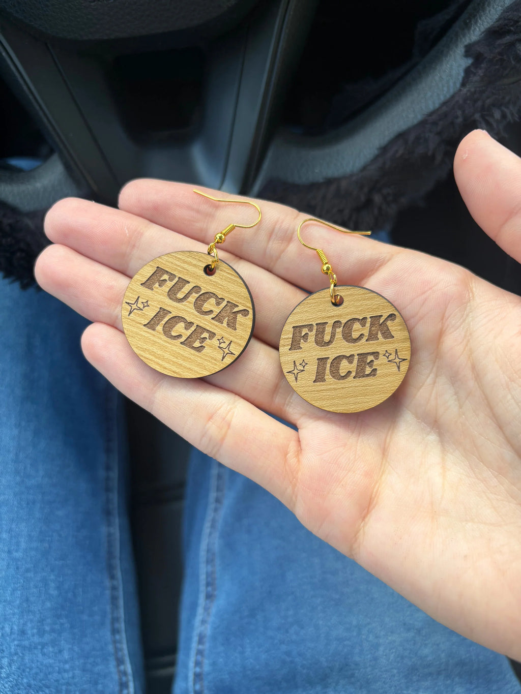 Fuck ICE Earrings