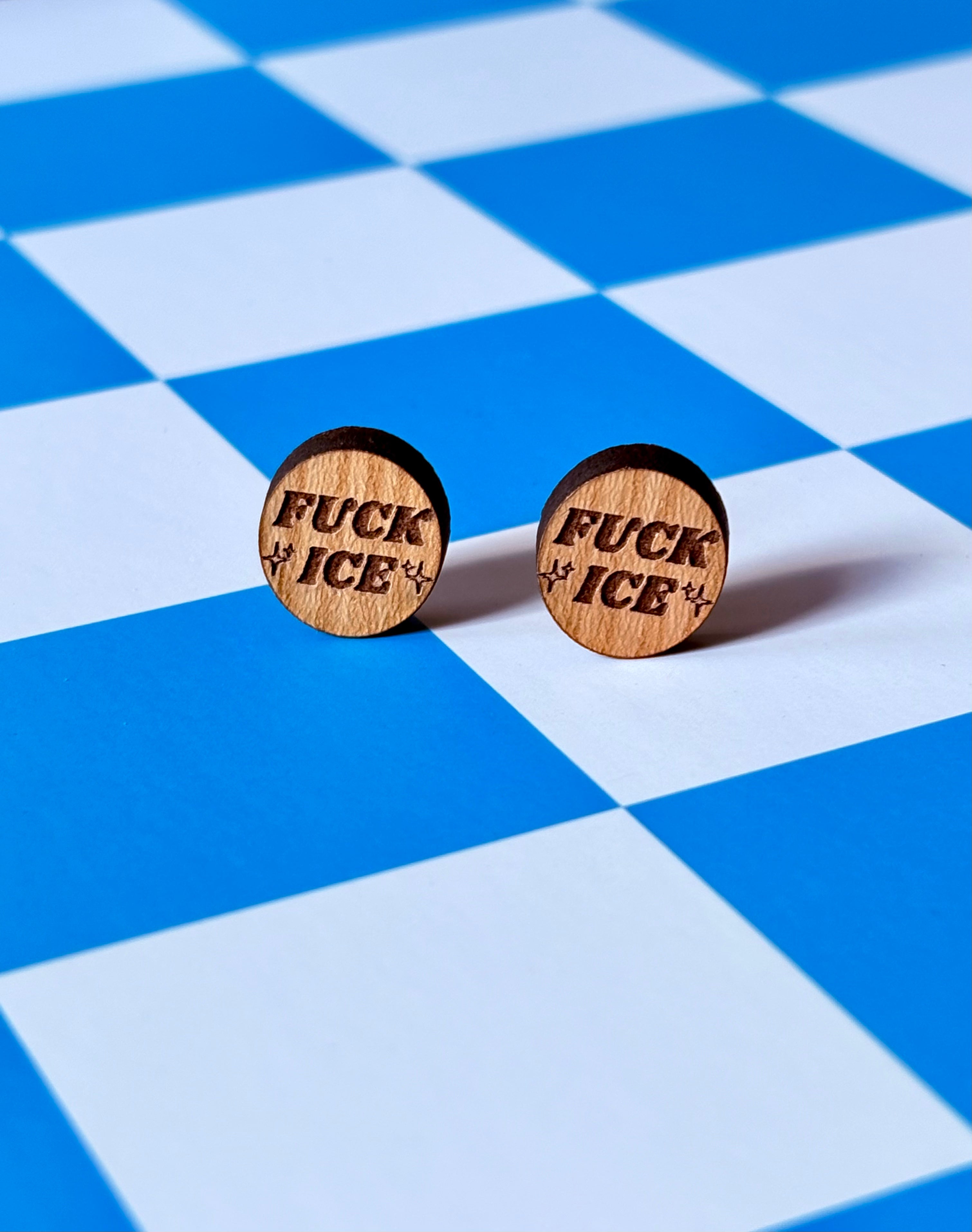 Fuck ICE Studs