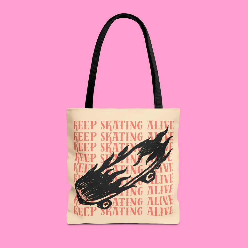 KEEP SKATING ALIVE tote bag