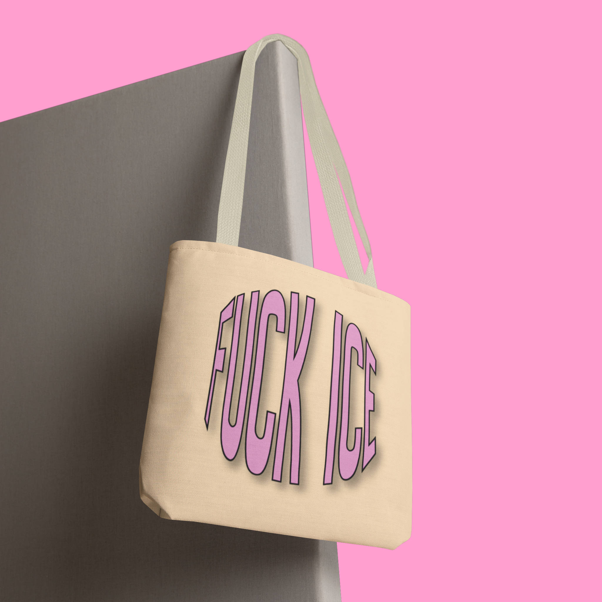 FUCK ICE tote bag