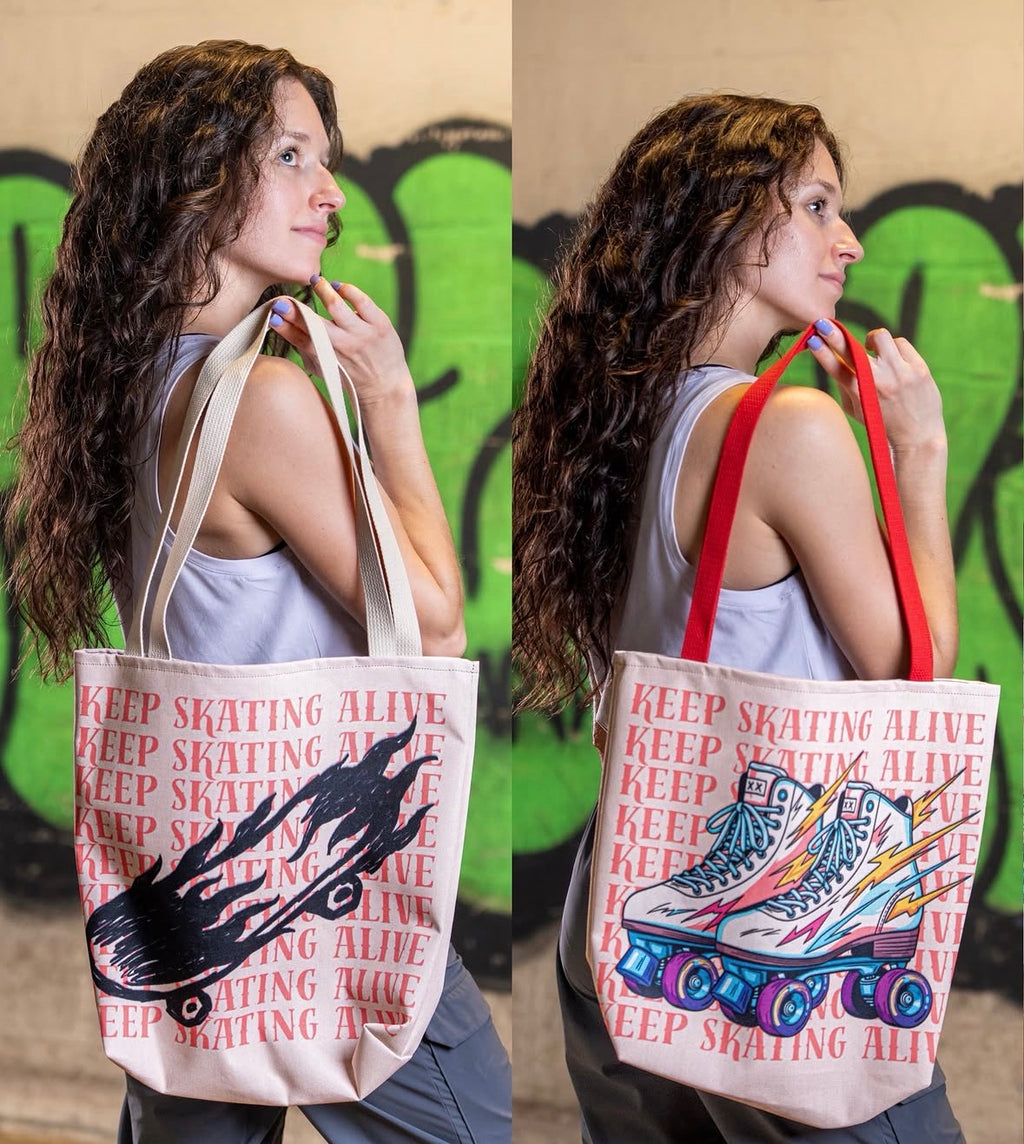 KEEP SKATING ALIVE tote bag