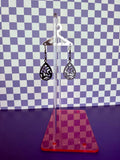 Obsidian Vine Earrings