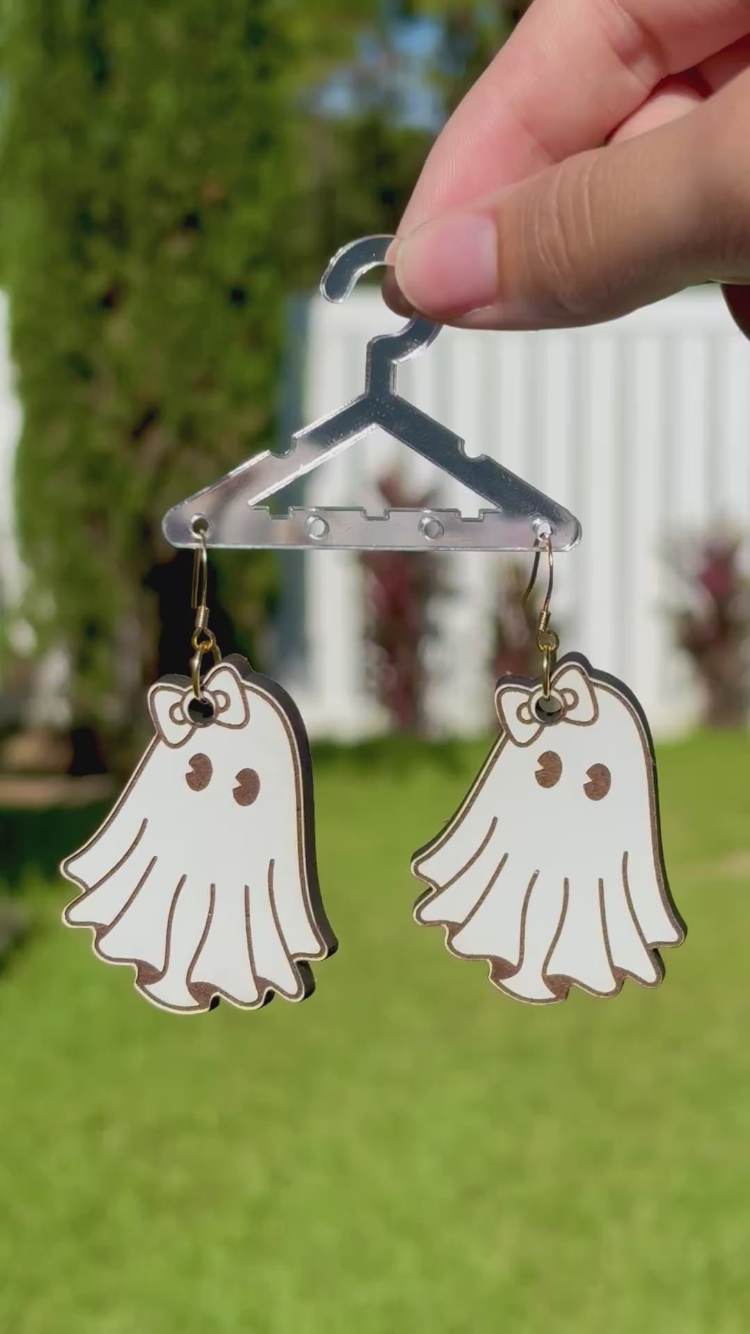 Coquette Ghost Earrings